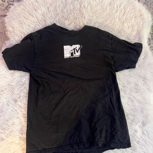 MTV Black Short Sleeve Men's Tee